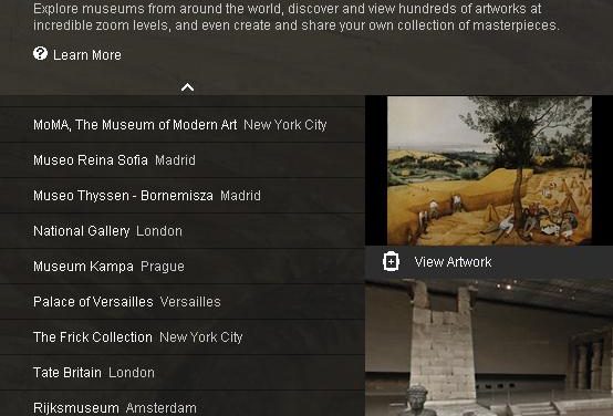 Google Art Project para que recorras los principales museos del mundo