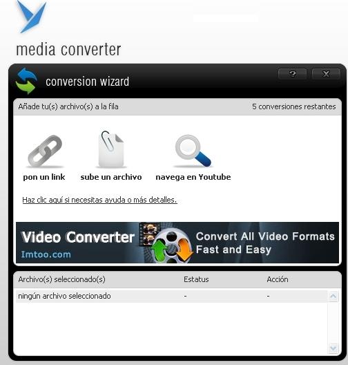 Media Converter conversor de video online