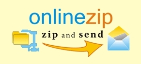 OnlineZip comprime archivos y envia por correo online