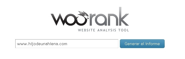 WooRank analiza tu sitio web