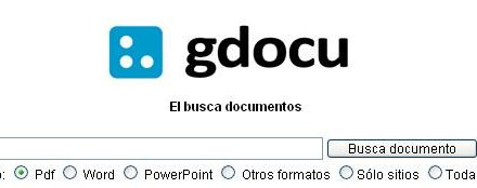Buscador de archivos de texto con Gdocu