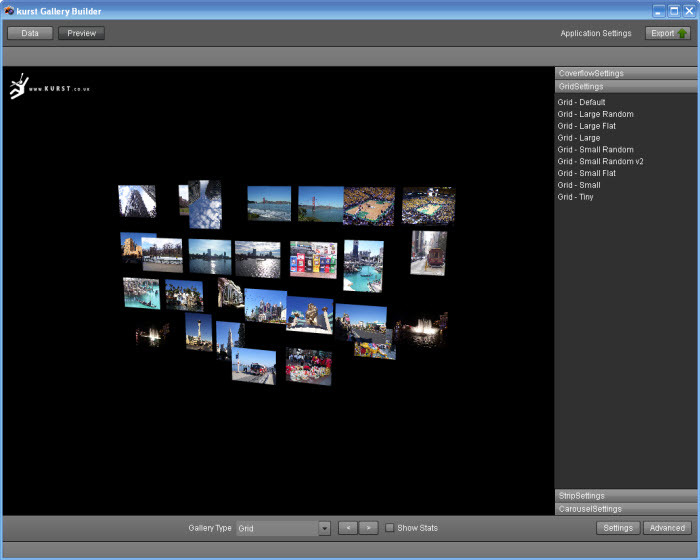 Kurst Gallery Editor crear galeria de imagenes 3d gratis