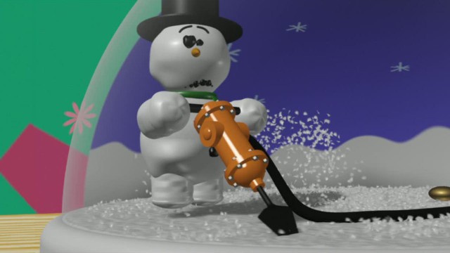 Corto de animacion de Pixar - Knick Knack muñeco de nieve