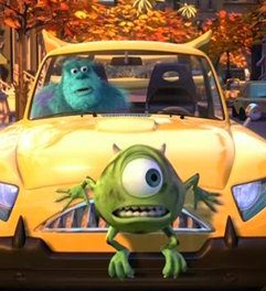 Corto de animación de Pixar: Mike´s new car (El coche nuevo de Mike) Monstruos SA