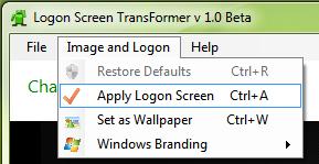 Cambia la imagen de inicio de sesion de Windows 7 con Windows 7 Logon Screen TransFormer