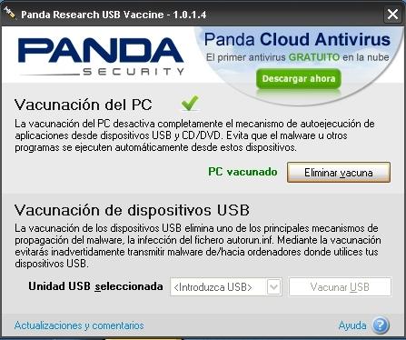 Como proteger de virus tu USB con Panda USB Vaccine, podrás vacunarlo