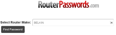 RouterPasswords ver contrasenas de acceso al Router por defecto