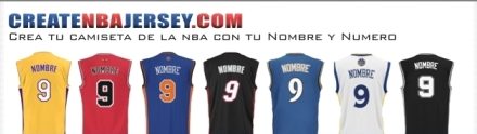 Crea una camiseta de tu equipo de NBA favorito con tu nombre y numero online