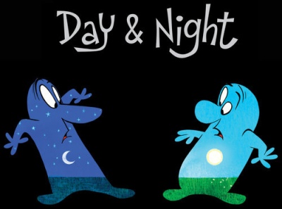 Corto de animacion de Pixar - Dia y noche (Day and Night)