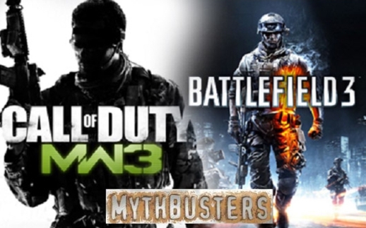 Los Cazadores de Mitos ponen a prueba Battlefield 3 y Call of Duty Modern Warfare 3