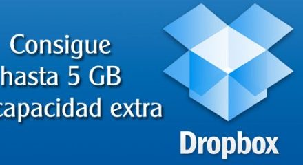 Consigue 5Gb gratis en Dropbox