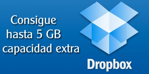 Consigue 5Gb gratis en Dropbox
