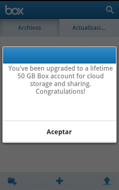 Descarga Box para Android y consigue 50 GB gratis