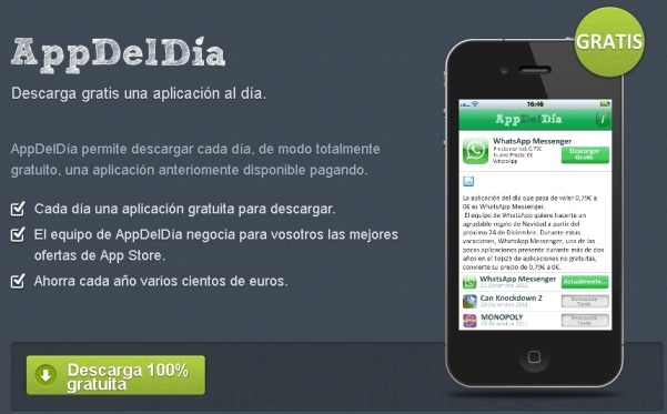 Descarga aplicaciones Premium gratis para Iphone, iPad o iPod Touch con AppDelDia