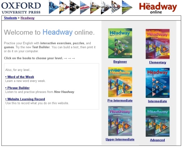Aprende Ingles online gratis con Headway
