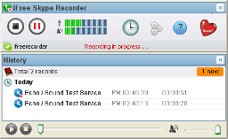 Grabar llamadas de Skype en MP3 con ifree skype recorder