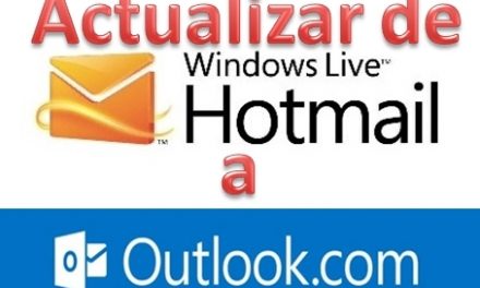 Como actualizar la cuenta de Hotmail a Outlook.com