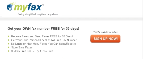 Enviar un Fax gratis por Internet con MyFax