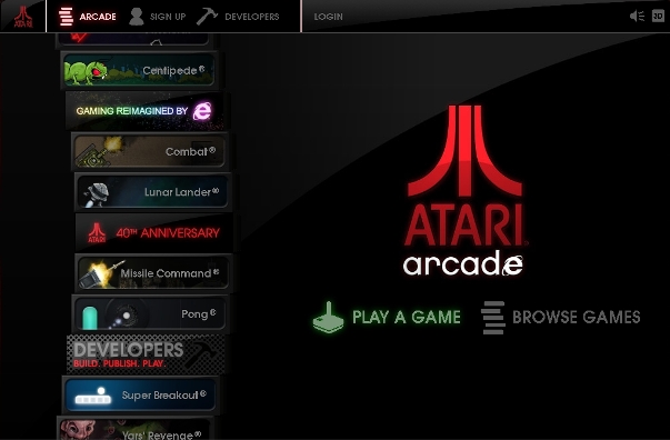 Juegos online gratis de Atari