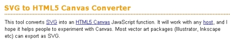 Convertir SVG en HTML 5 online
