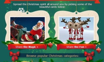 Free Christmas Ecards, envía felicitaciones de navidad interactivas y personalizables