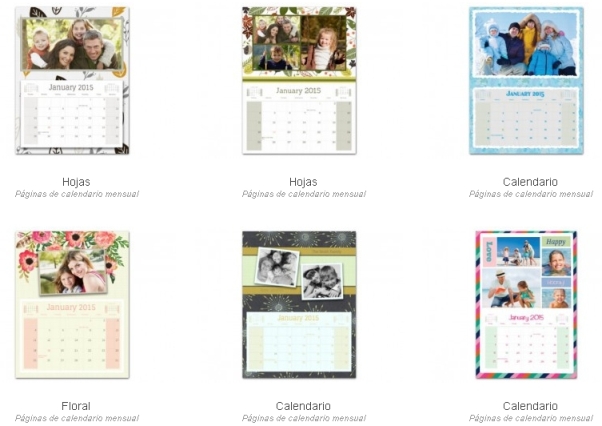 Calendarios 2015 con HP photo creations