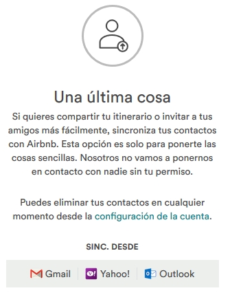Como registrarse en Airbnb