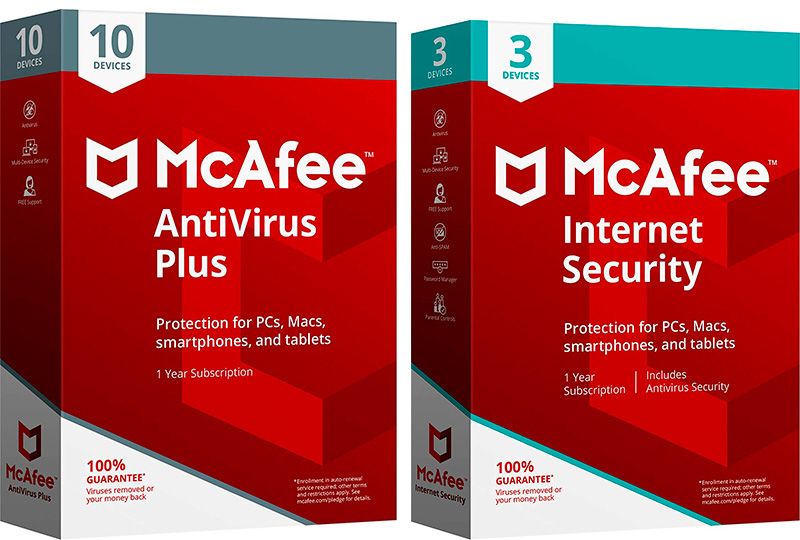 Descargar McAfee Internet Security 2019 y AntiVirus Plus Gratis