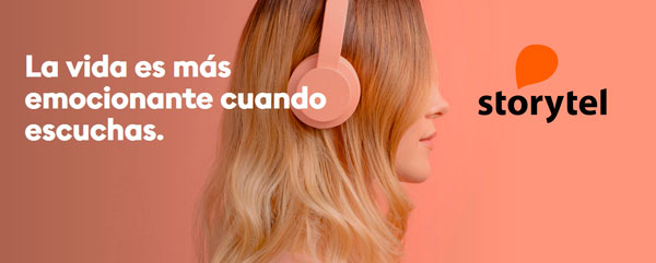 Audiolibros en español con voz humana storytel